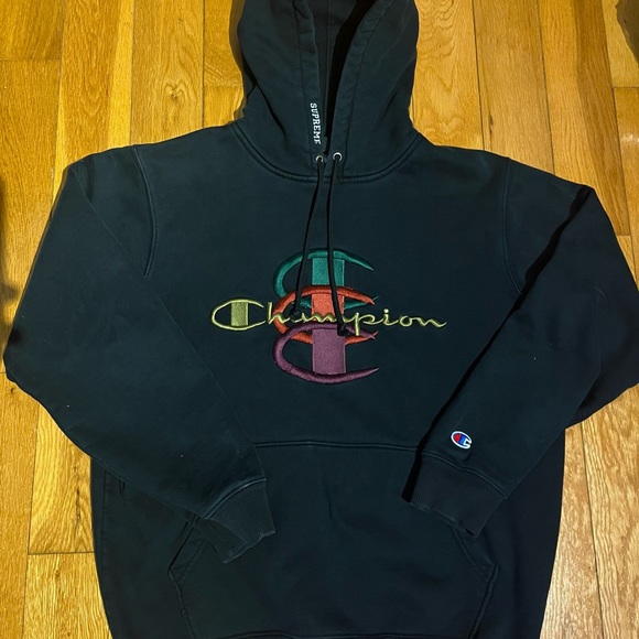 Champion x Supreme hoodie (Medium) - Picture 1 of 5